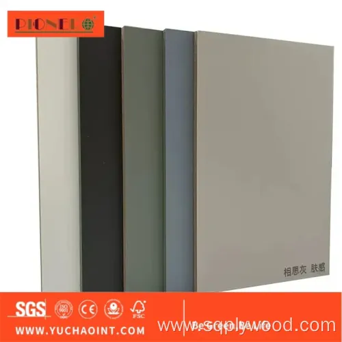 Pet Laminated MDF Board for Kitchen Cabinet